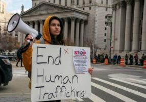 human-trafficking-protest